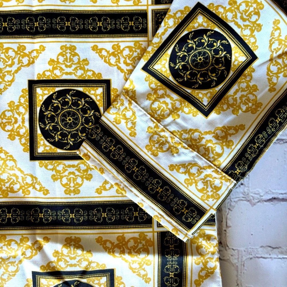 LEVEL TEN Men's Long Sleeve Versace Vibe Button Up Shirt--M - Picture 8 of 16